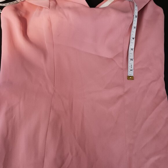 FLAWED, NWOT,‎ Dessy Collection, 6, Off-the-Shoulder Trumpet Gown Desert Rose - Picture 9 of 13